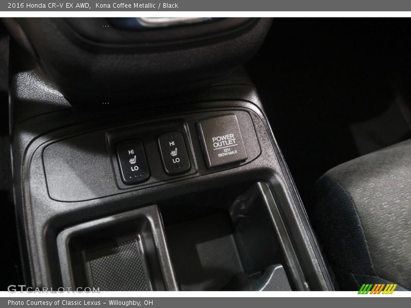 Kona Coffee Metallic / Black 2016 Honda CR-V EX AWD