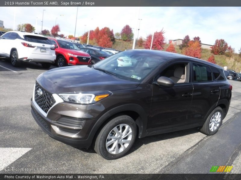 Sage Brown / Beige 2019 Hyundai Tucson SE AWD