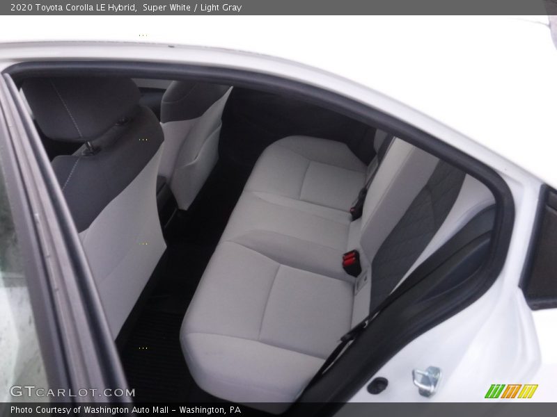 Super White / Light Gray 2020 Toyota Corolla LE Hybrid