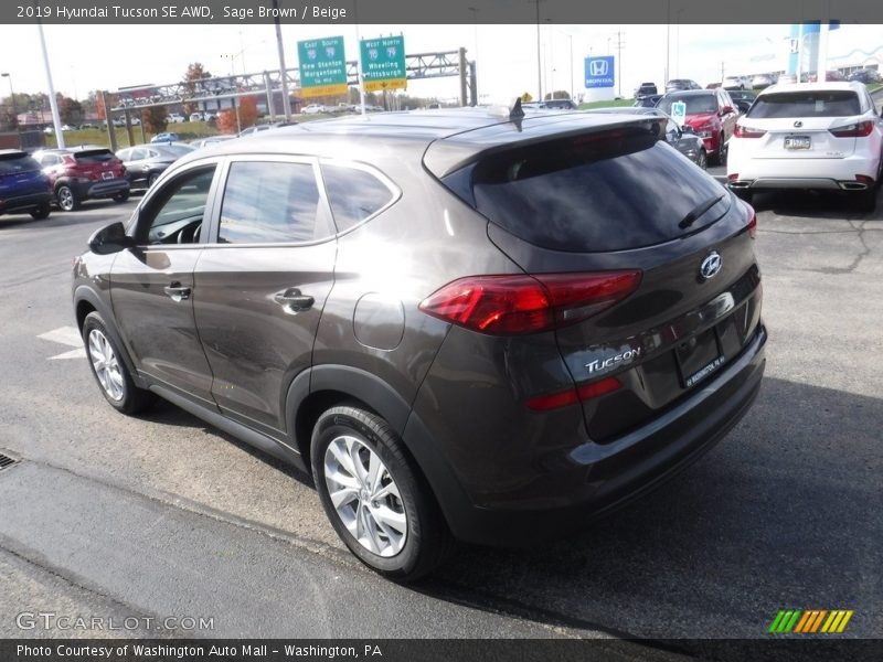 Sage Brown / Beige 2019 Hyundai Tucson SE AWD