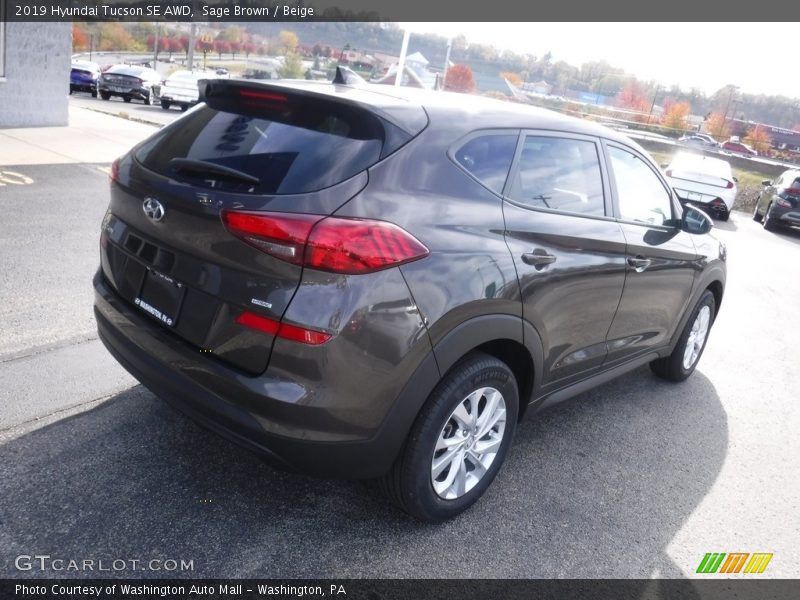 Sage Brown / Beige 2019 Hyundai Tucson SE AWD