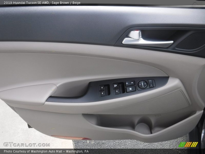 Sage Brown / Beige 2019 Hyundai Tucson SE AWD