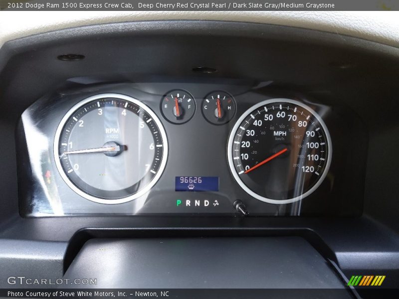 Deep Cherry Red Crystal Pearl / Dark Slate Gray/Medium Graystone 2012 Dodge Ram 1500 Express Crew Cab