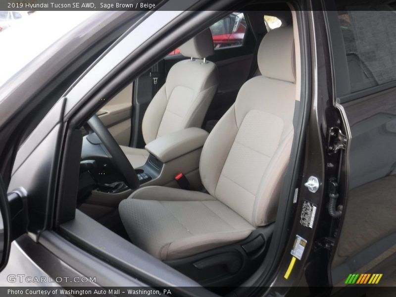 Sage Brown / Beige 2019 Hyundai Tucson SE AWD