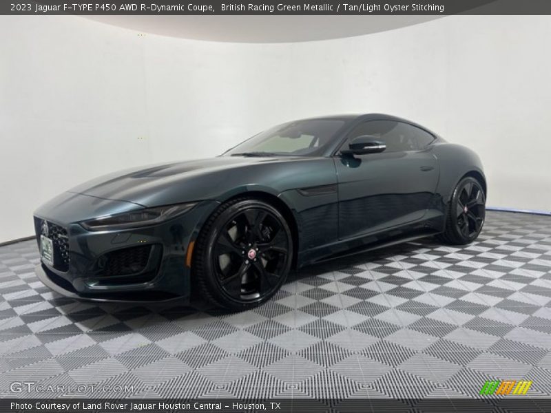 Front 3/4 View of 2023 F-TYPE P450 AWD R-Dynamic Coupe
