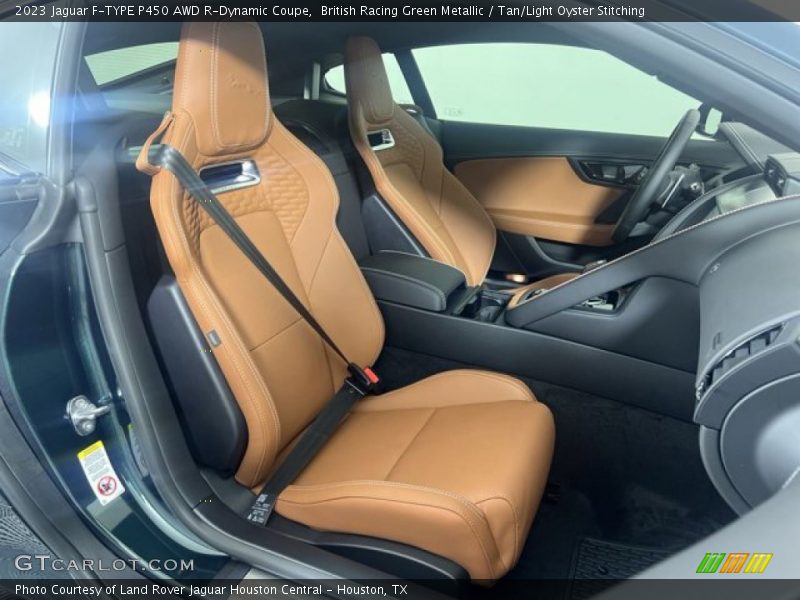  2023 F-TYPE P450 AWD R-Dynamic Coupe Tan/Light Oyster Stitching Interior