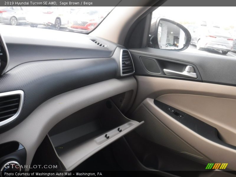 Sage Brown / Beige 2019 Hyundai Tucson SE AWD