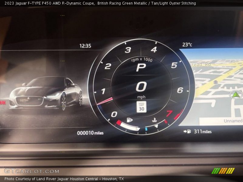 British Racing Green Metallic / Tan/Light Oyster Stitching 2023 Jaguar F-TYPE P450 AWD R-Dynamic Coupe