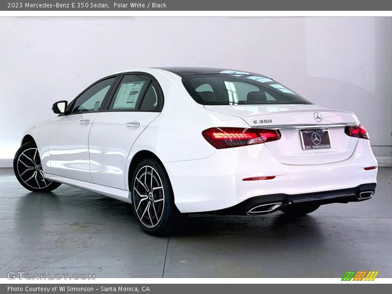 Polar White / Black 2023 Mercedes-Benz E 350 Sedan