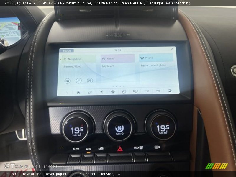 British Racing Green Metallic / Tan/Light Oyster Stitching 2023 Jaguar F-TYPE P450 AWD R-Dynamic Coupe