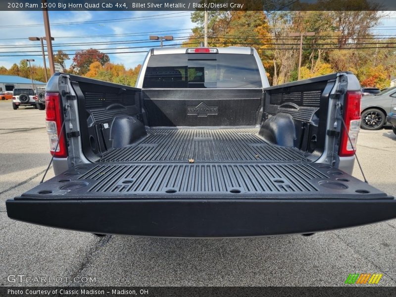 Billet Silver Metallic / Black/Diesel Gray 2020 Ram 1500 Big Horn Quad Cab 4x4