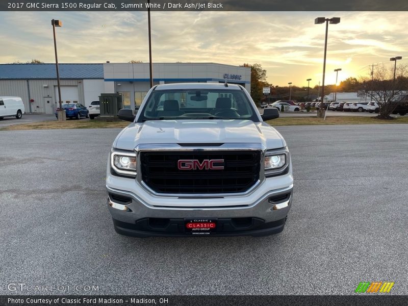 Summit White / Dark Ash/Jet Black 2017 GMC Sierra 1500 Regular Cab