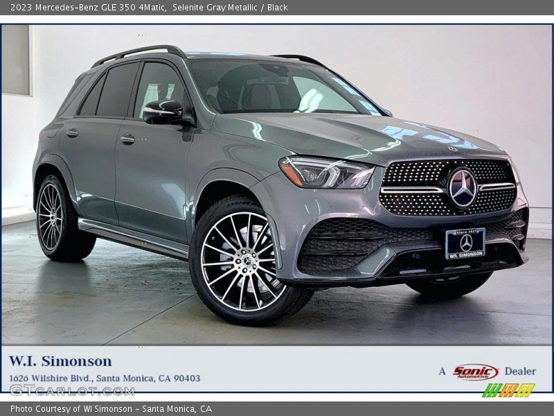 Selenite Gray Metallic / Black 2023 Mercedes-Benz GLE 350 4Matic