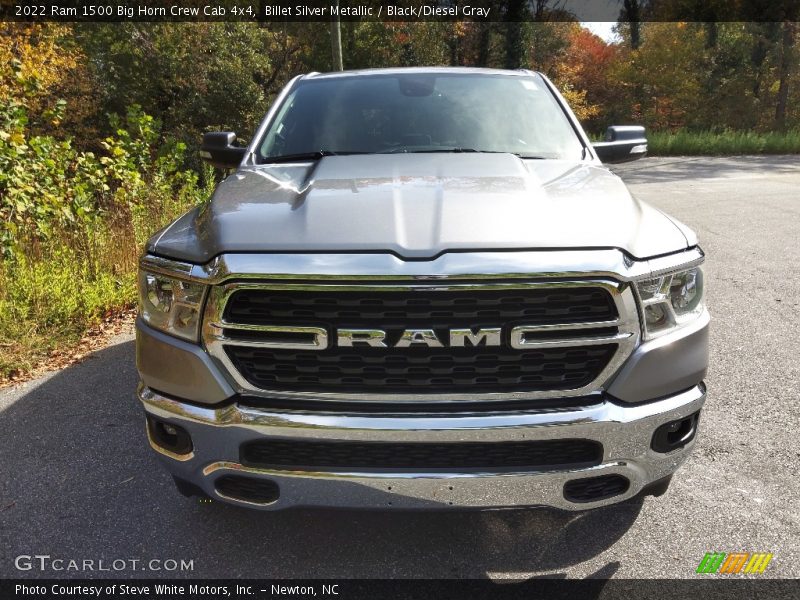 Billet Silver Metallic / Black/Diesel Gray 2022 Ram 1500 Big Horn Crew Cab 4x4