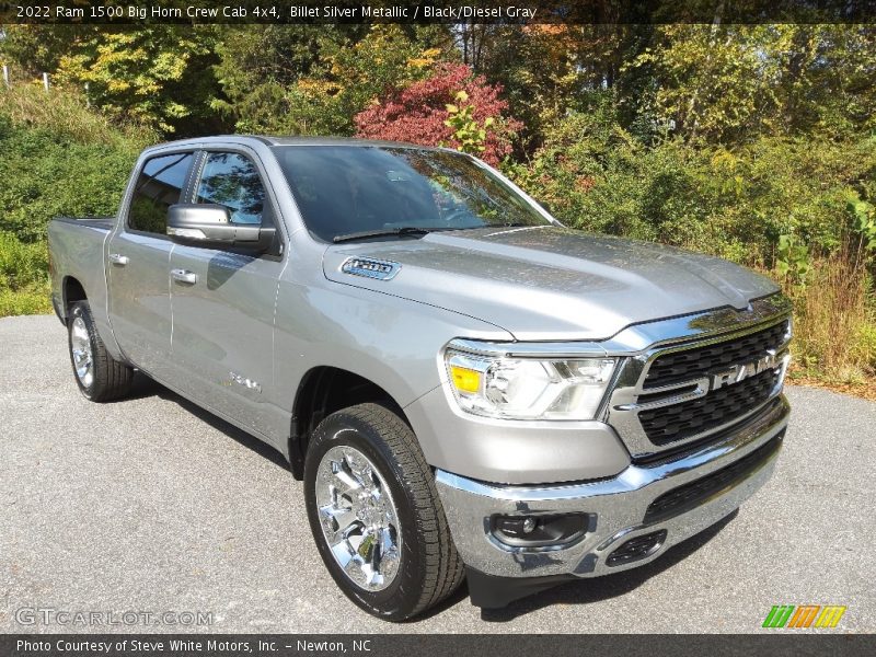 Front 3/4 View of 2022 1500 Big Horn Crew Cab 4x4