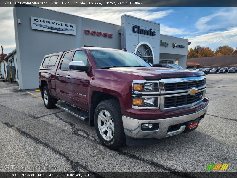 Victory Red / Jet Black 2015 Chevrolet Silverado 1500 LT Z71 Double Cab 4x4