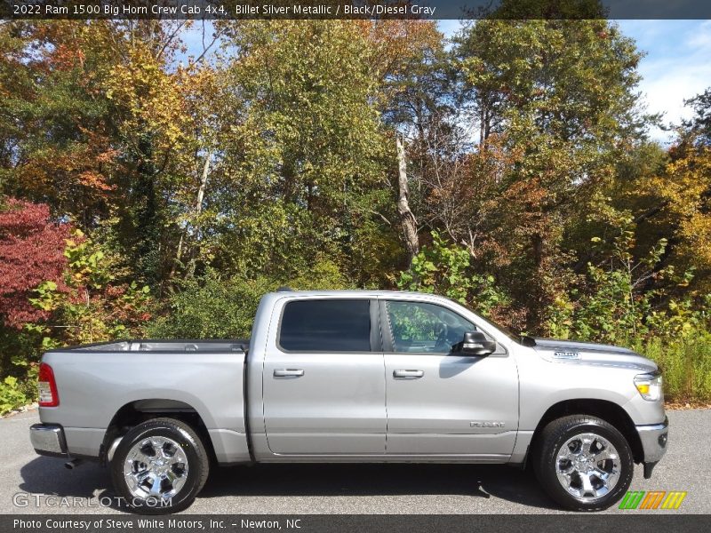  2022 1500 Big Horn Crew Cab 4x4 Billet Silver Metallic