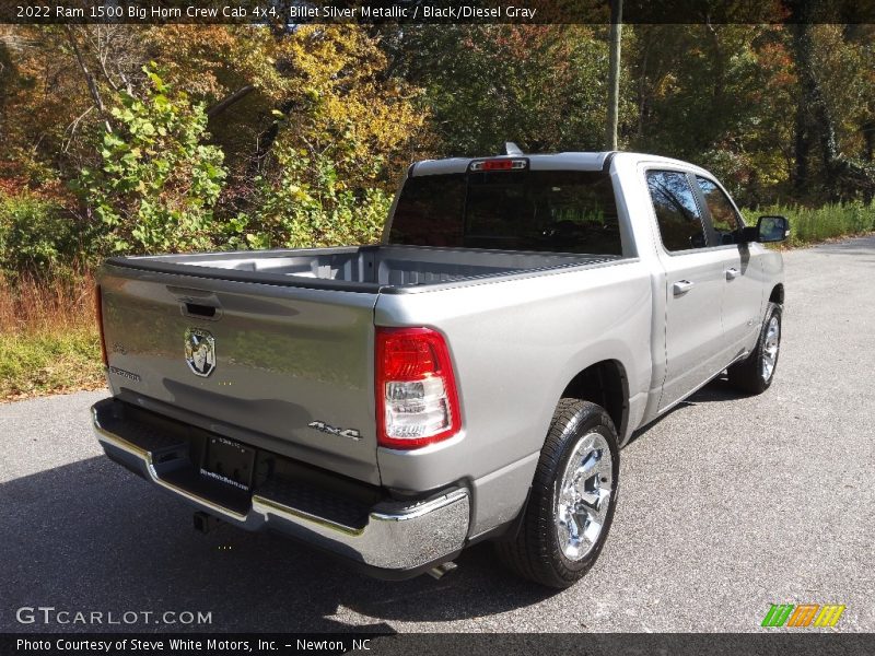 Billet Silver Metallic / Black/Diesel Gray 2022 Ram 1500 Big Horn Crew Cab 4x4
