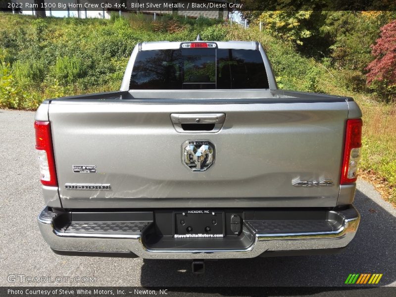 Billet Silver Metallic / Black/Diesel Gray 2022 Ram 1500 Big Horn Crew Cab 4x4
