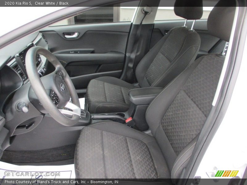 Clear White / Black 2020 Kia Rio S