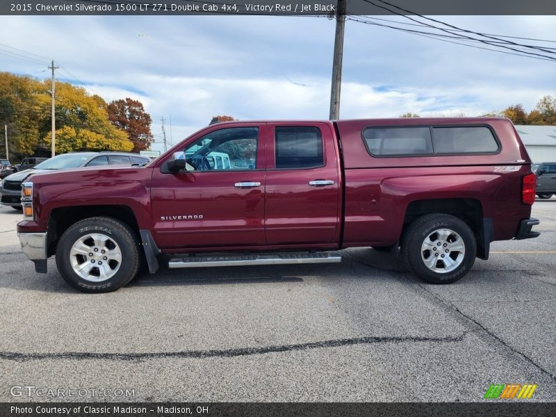 Victory Red / Jet Black 2015 Chevrolet Silverado 1500 LT Z71 Double Cab 4x4