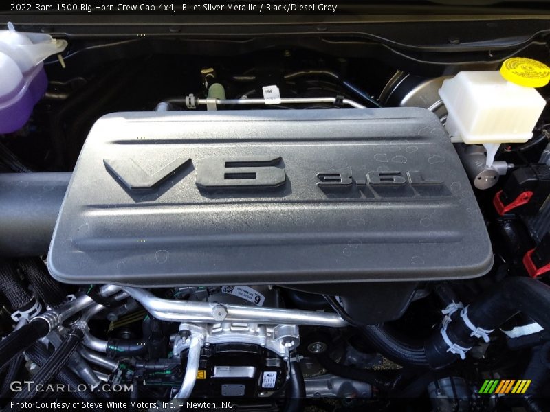 Billet Silver Metallic / Black/Diesel Gray 2022 Ram 1500 Big Horn Crew Cab 4x4