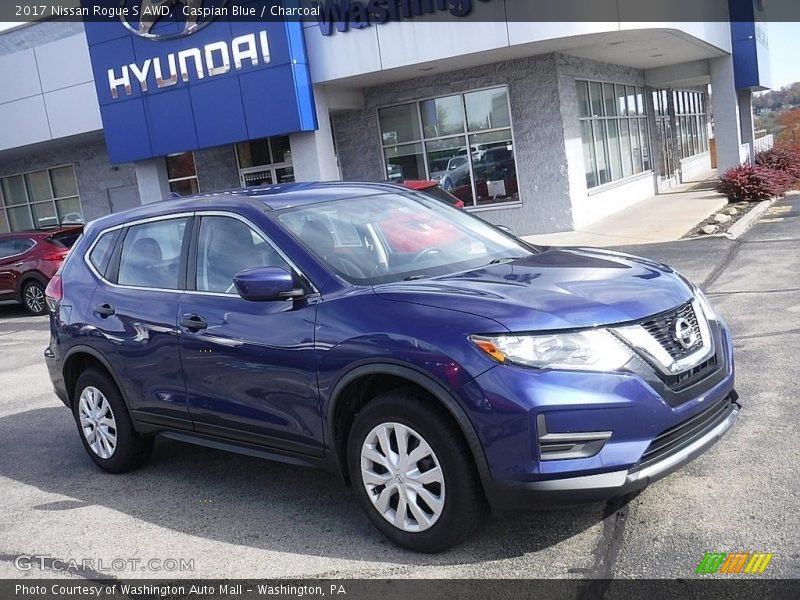 Caspian Blue / Charcoal 2017 Nissan Rogue S AWD