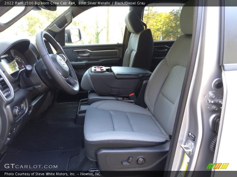 Billet Silver Metallic / Black/Diesel Gray 2022 Ram 1500 Big Horn Crew Cab 4x4