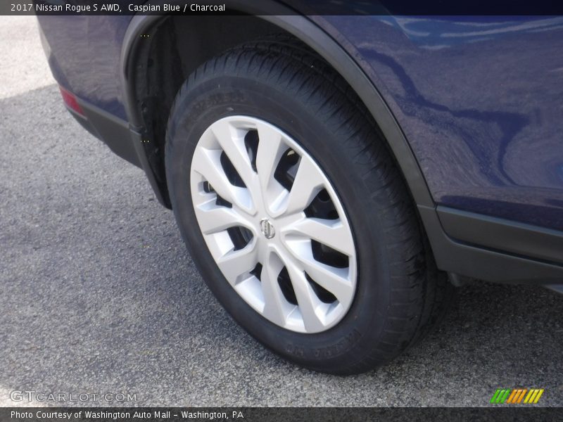 Caspian Blue / Charcoal 2017 Nissan Rogue S AWD