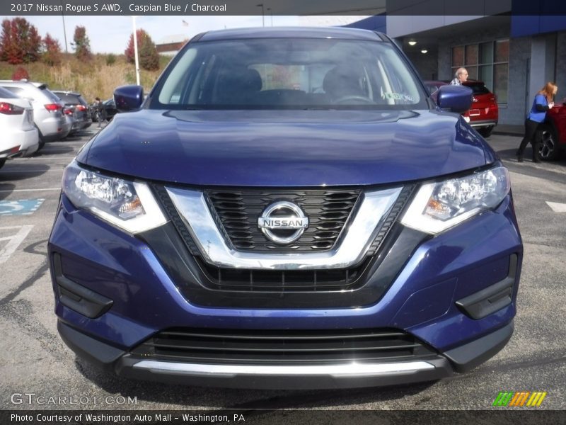 Caspian Blue / Charcoal 2017 Nissan Rogue S AWD