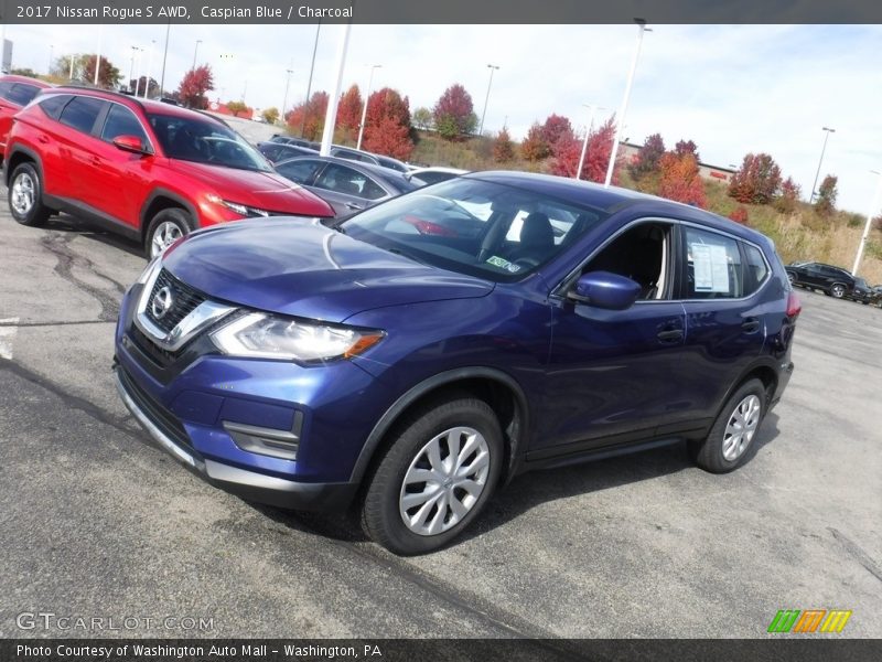 Caspian Blue / Charcoal 2017 Nissan Rogue S AWD