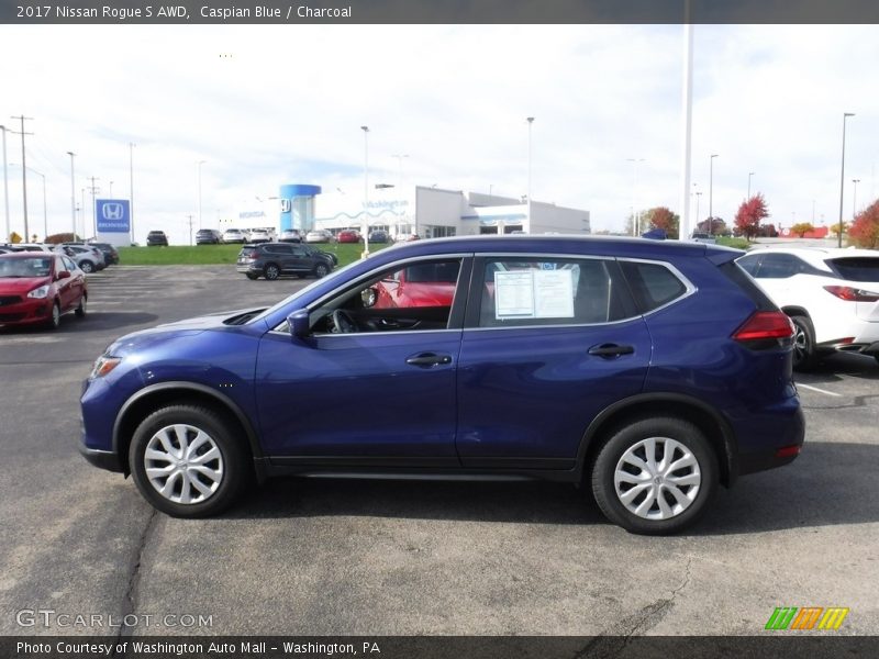 Caspian Blue / Charcoal 2017 Nissan Rogue S AWD