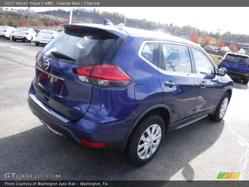 Caspian Blue / Charcoal 2017 Nissan Rogue S AWD