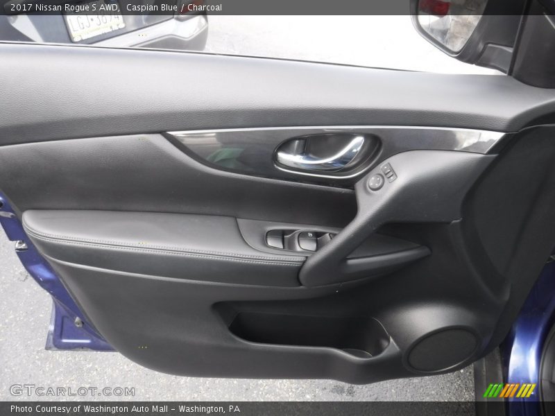 Caspian Blue / Charcoal 2017 Nissan Rogue S AWD