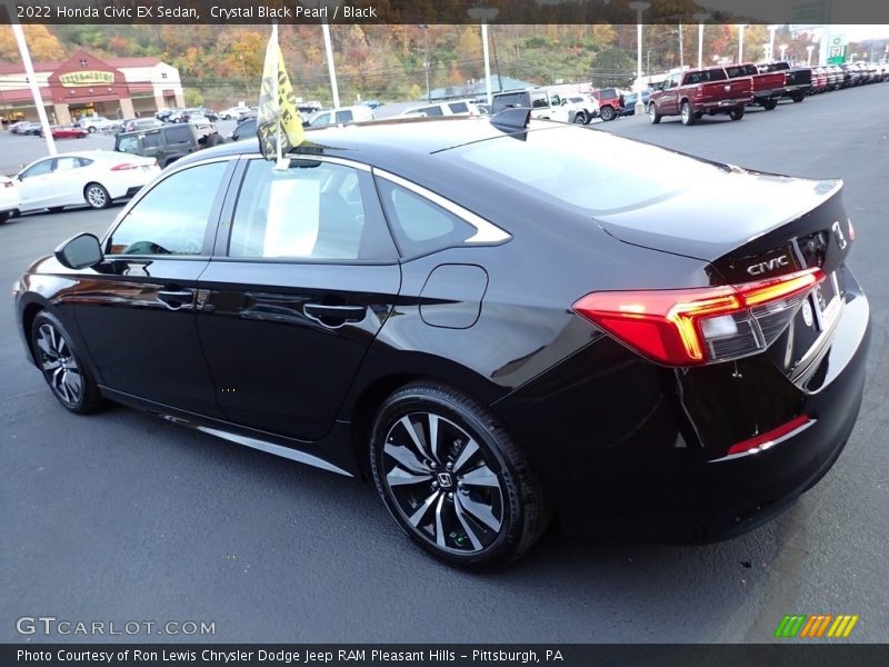 Crystal Black Pearl / Black 2022 Honda Civic EX Sedan