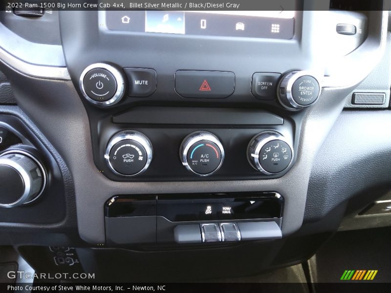 Billet Silver Metallic / Black/Diesel Gray 2022 Ram 1500 Big Horn Crew Cab 4x4