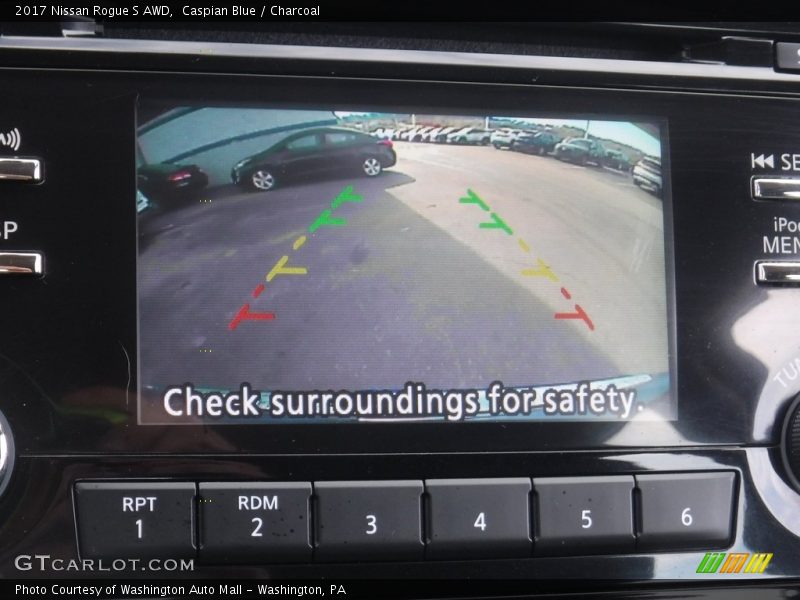 Caspian Blue / Charcoal 2017 Nissan Rogue S AWD