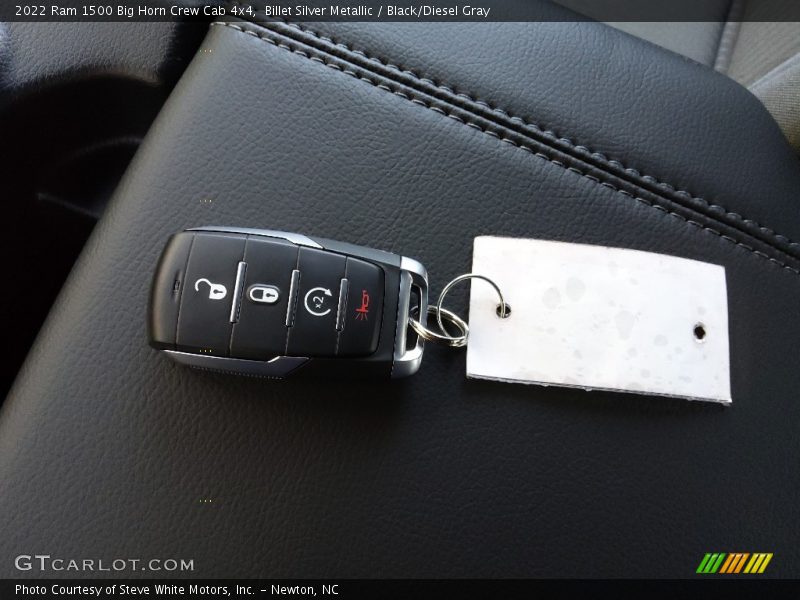 Billet Silver Metallic / Black/Diesel Gray 2022 Ram 1500 Big Horn Crew Cab 4x4