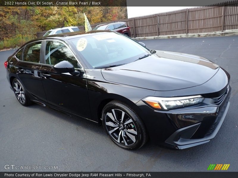Front 3/4 View of 2022 Civic EX Sedan