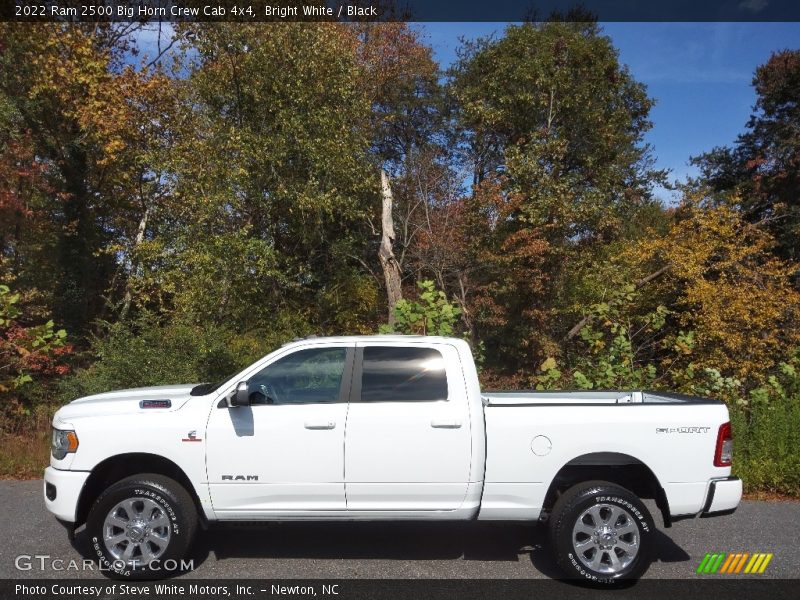 Bright White / Black 2022 Ram 2500 Big Horn Crew Cab 4x4