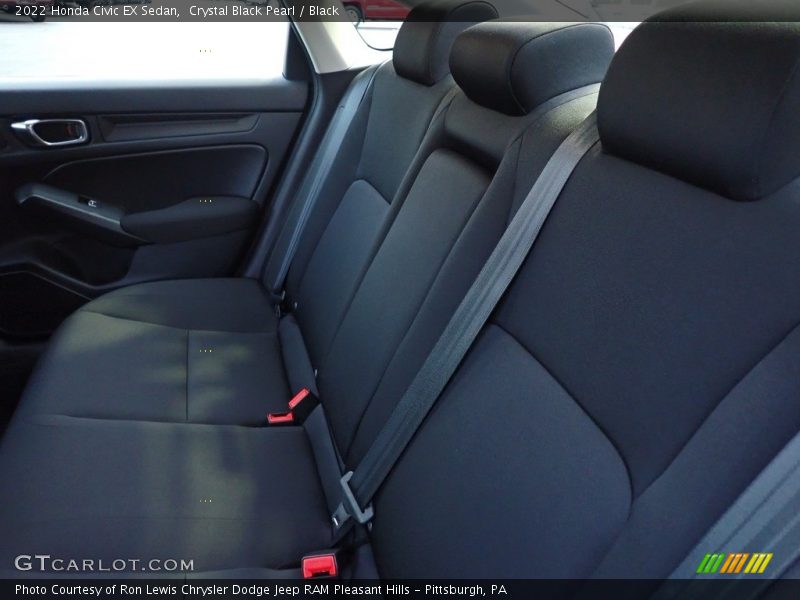 Rear Seat of 2022 Civic EX Sedan