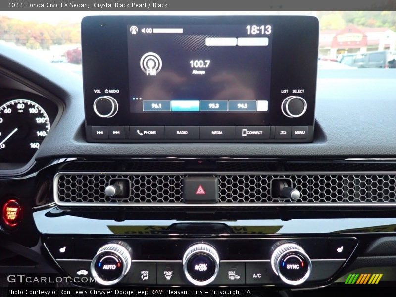 Controls of 2022 Civic EX Sedan