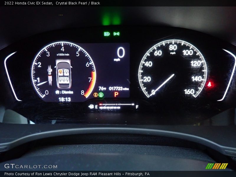  2022 Civic EX Sedan EX Sedan Gauges