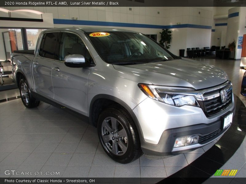 Lunar Silver Metallic / Black 2020 Honda Ridgeline RTL-E AWD