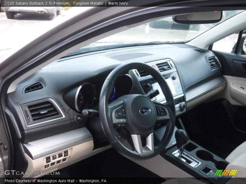 Dashboard of 2015 Outback 2.5i Premium