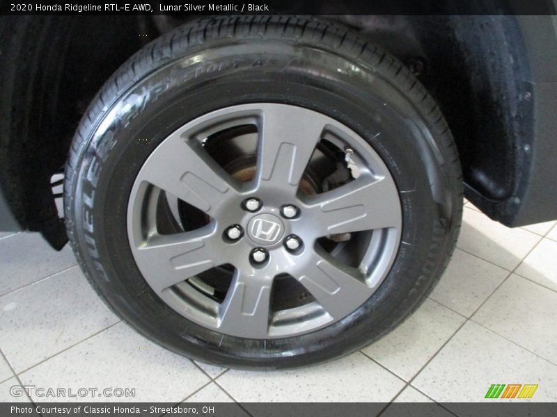 Lunar Silver Metallic / Black 2020 Honda Ridgeline RTL-E AWD