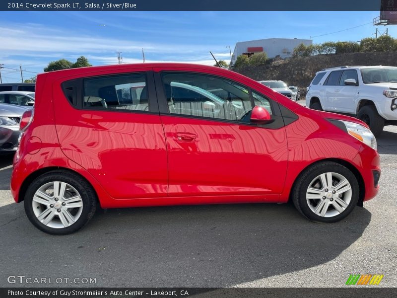 Salsa / Silver/Blue 2014 Chevrolet Spark LT