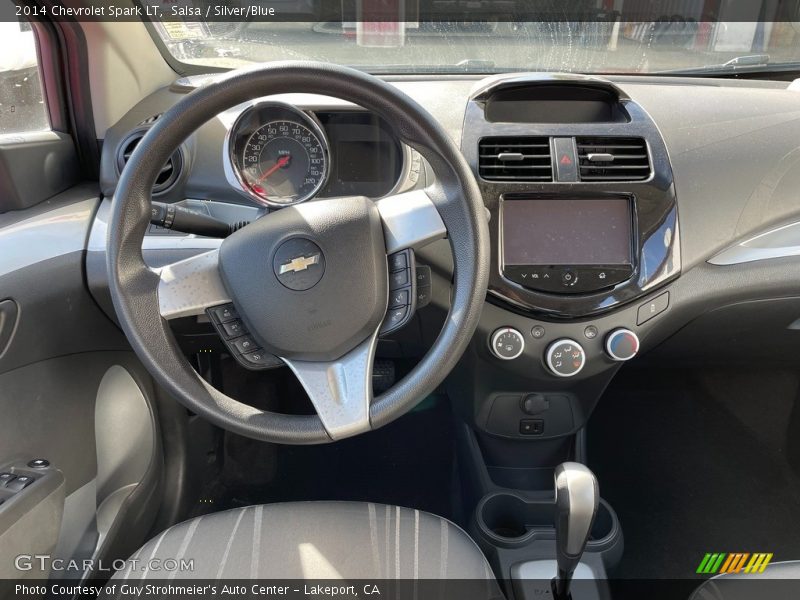 Salsa / Silver/Blue 2014 Chevrolet Spark LT
