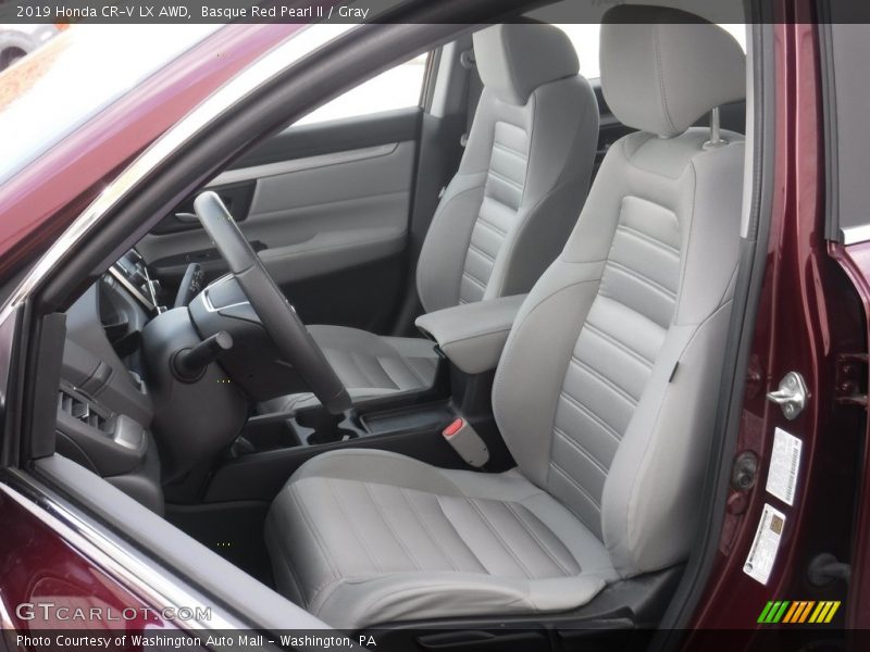 Basque Red Pearl II / Gray 2019 Honda CR-V LX AWD