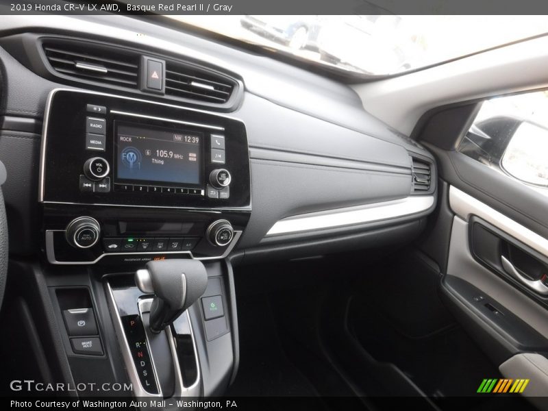 Basque Red Pearl II / Gray 2019 Honda CR-V LX AWD